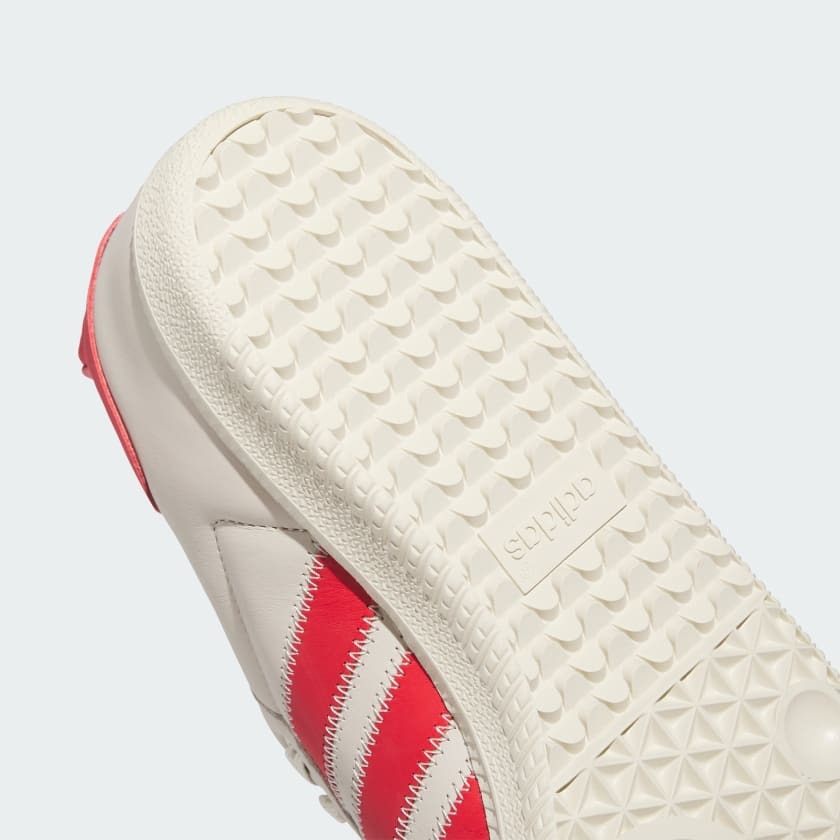 Adidas originals samba super white and red best sale